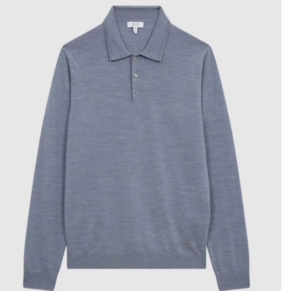 🖤BUY 2 GET 1 FREE Trafford Merino Button Polo Shirt - Picture 7 of 14